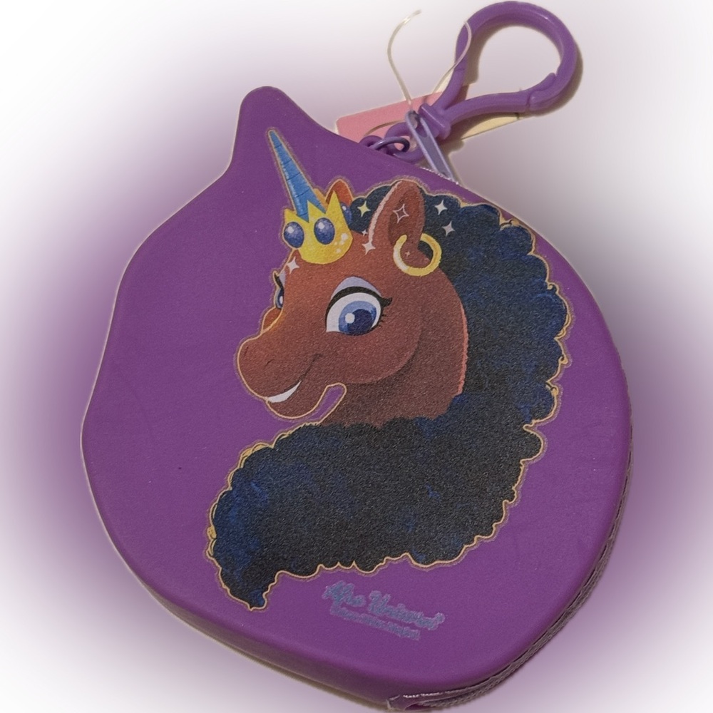 Purple Unicorn Kids Clip To Attach To Backpack Or Lunchbox